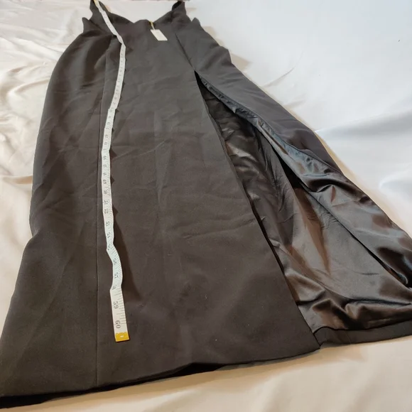 Meshki NWT Women Black Lillian Gown Dress - Picture 7 of 12